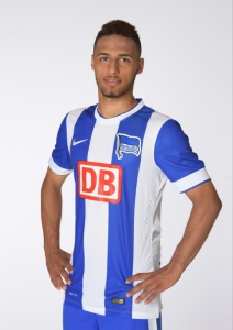 Hany Mukhtar (#34 - Hertha BSC) during the photo shoot for the autograph cards on july 9, 2014 in Berlin, Germany.(Photo by Marco Leipold/City Press via Getty images)